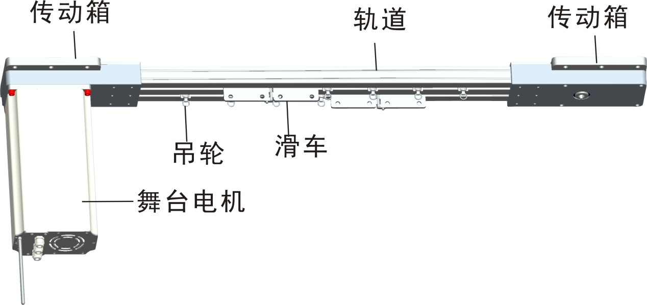 履带式舞台幕布